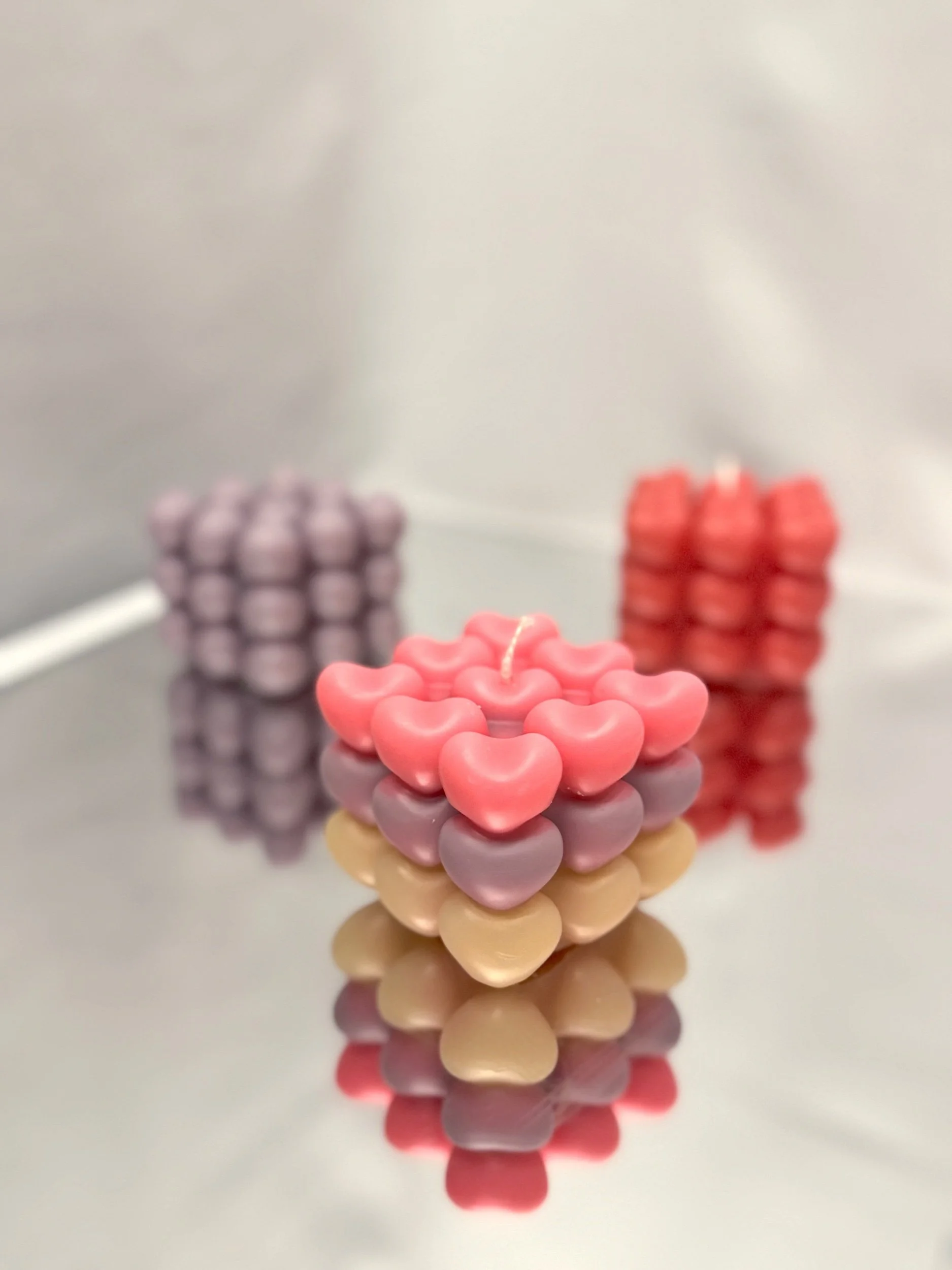 Heart Bubble Candle - Image 1