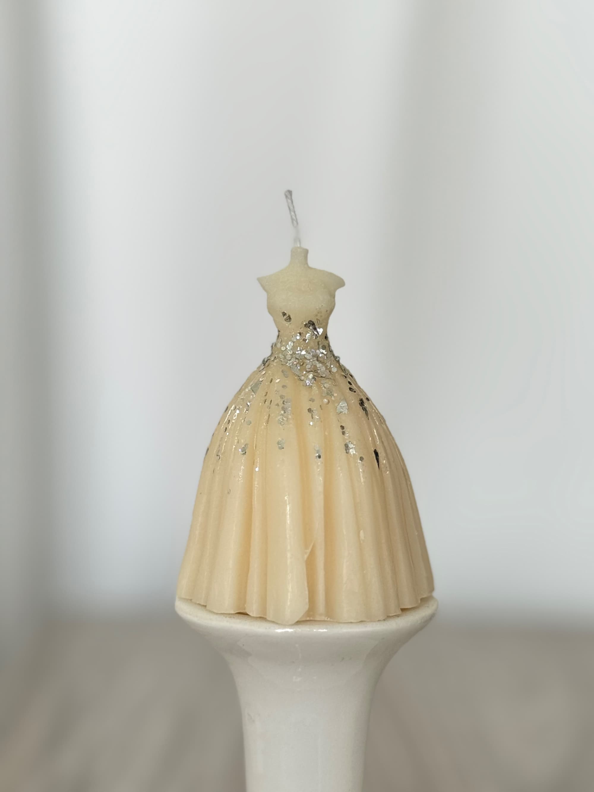 Wedding Dress Candle - Image 1