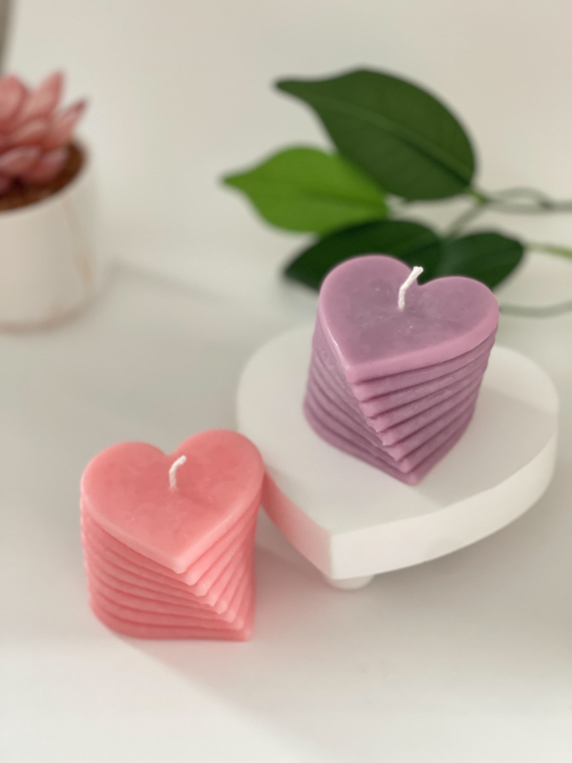 Twisted Heart Candles - Image 1